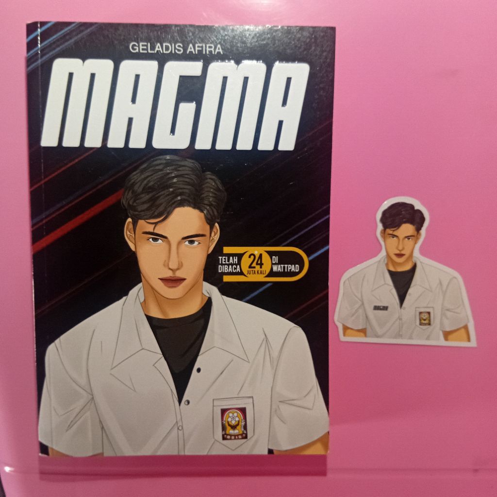 Preloved Original Novel Wattpad Bekas Magma by Geladis Safira