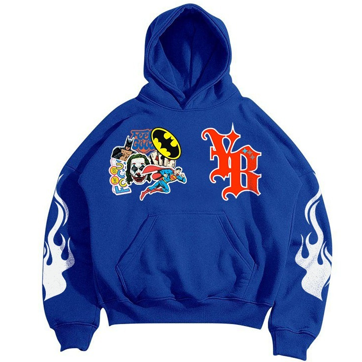 ENOCH | HOODIE BOXY OVERSIZE | YB | FLEECE COTTON VISCOUSE 280-300 GSM