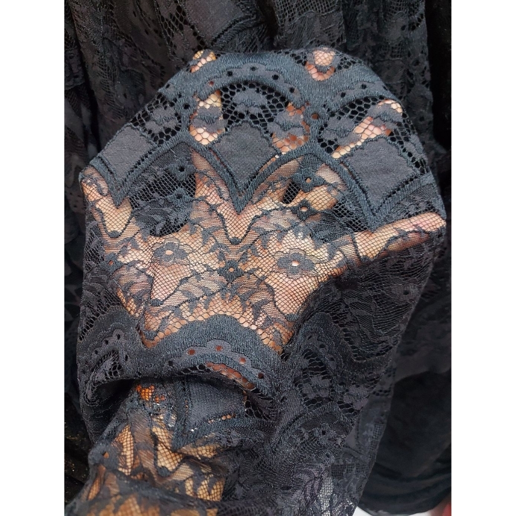 kain brokat katun premium  - kain brokat kebaya  - kain brokat luxury  - kain brokat katun ( hitam )