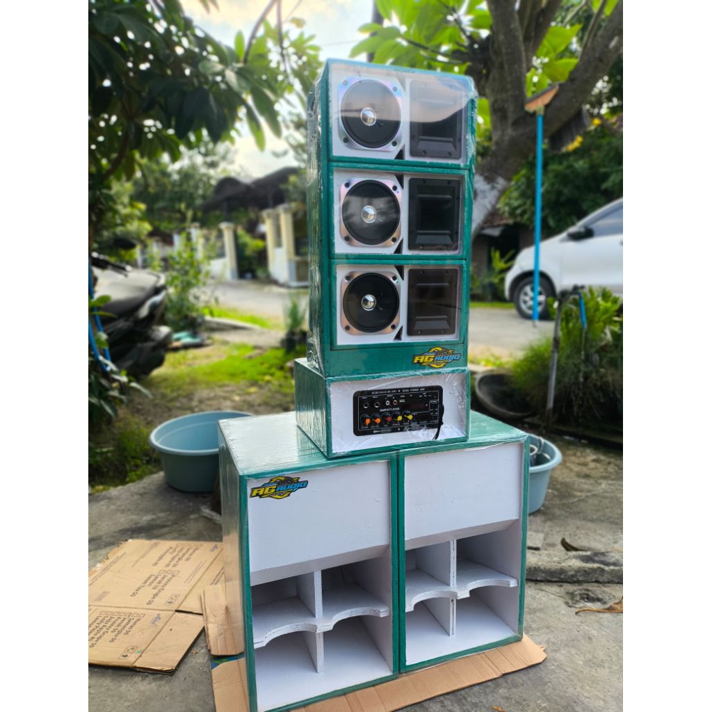 Paket Sound Miniatur 6 inch full ACR siap bunyi