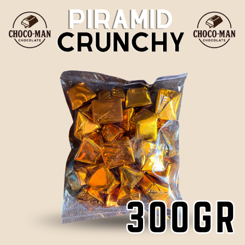 

Chocoman - Piramid Crunchy 300gr - Cokelat Crunchy - piramida isi wafer n krispi - Cokelat enak langsung dimakan - bisa untuk topping
