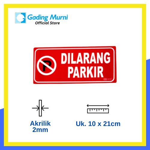 

GM LABEL MEDIUM LM 309 WARNA DILARANG PARKIR