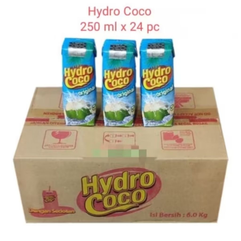 

hydro coco 250ml 1 dus isi 24pcs