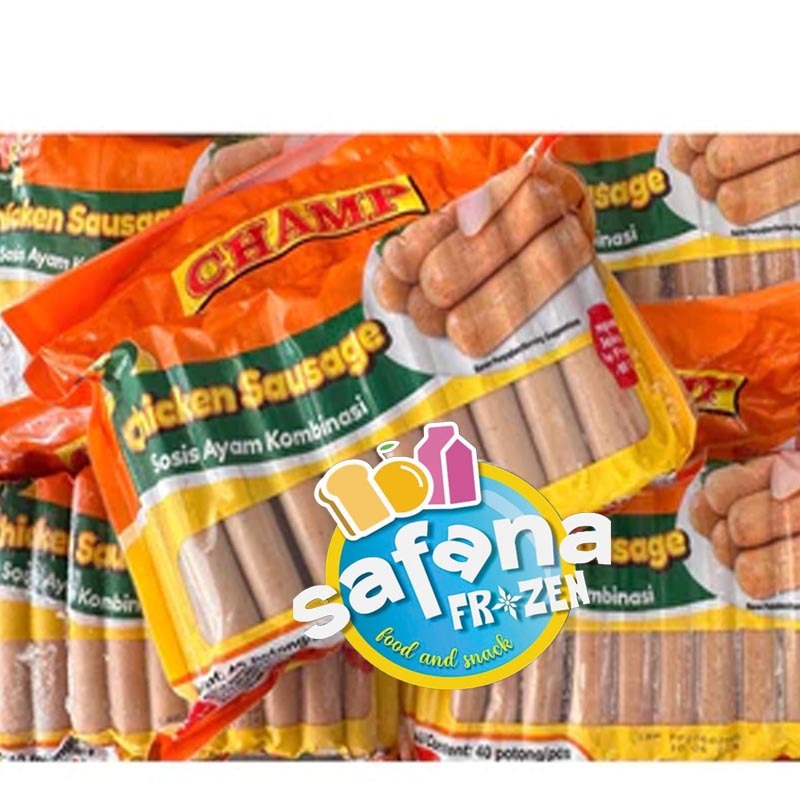 

Champ Chicken Nugget 1kg – Nugget Ayam Sosis Champ Isi Banyak, Cocok untuk Stok & Usaha