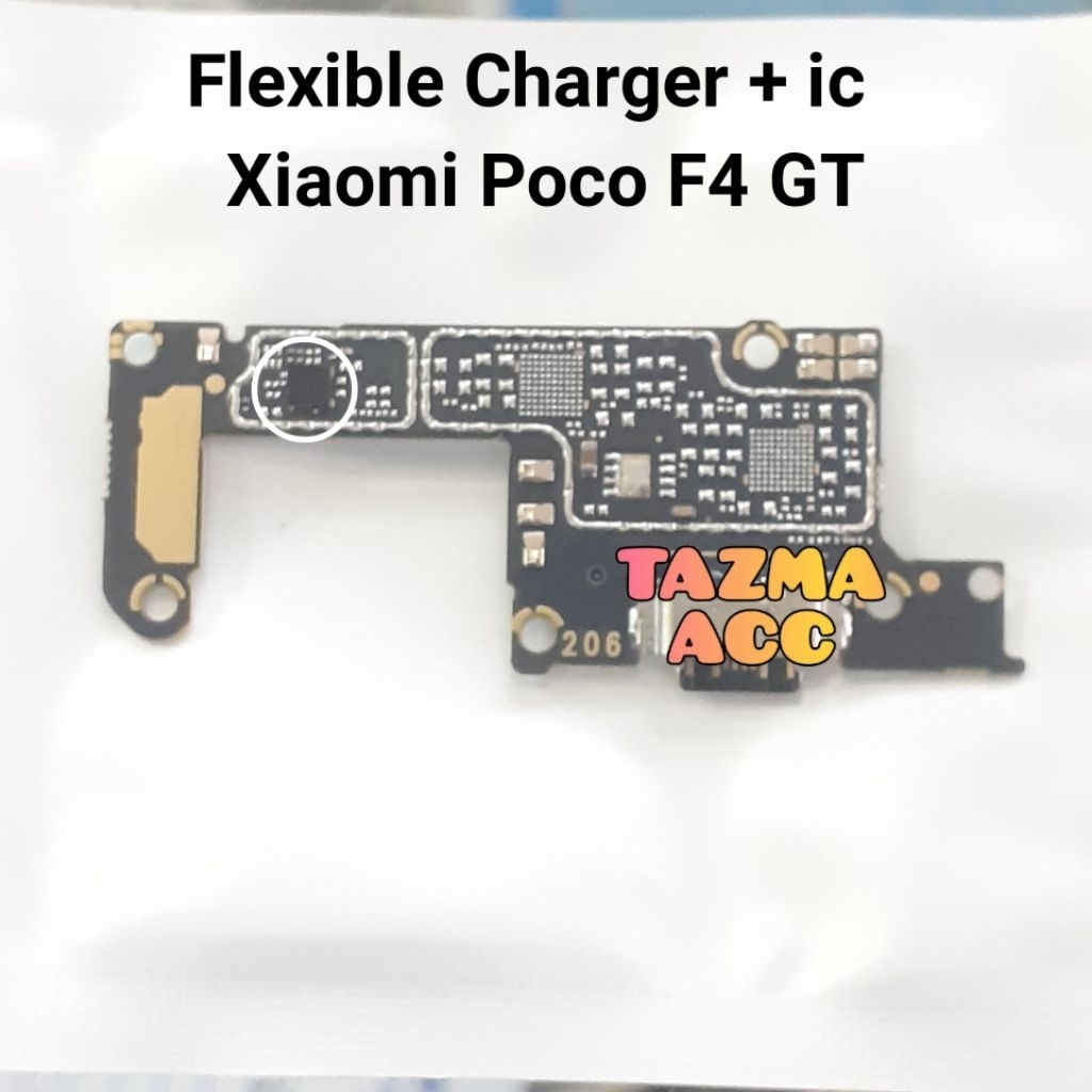 Xiaomi Poco F4 GT Ori Flexible Charger + ic Flexibel Fleksibel Konektor Cas POCO F4 GT