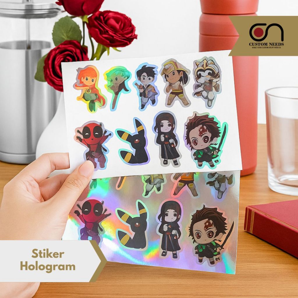 

Stiker Hologram Karakter Siap Pakai