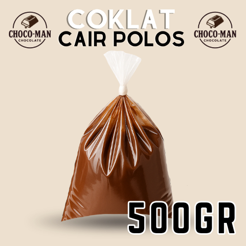 Chocoman - Coklat Cair Polos 500gr - Coklat Filling Pasta - cokelat cair glaze tanpa isian - Cokelat