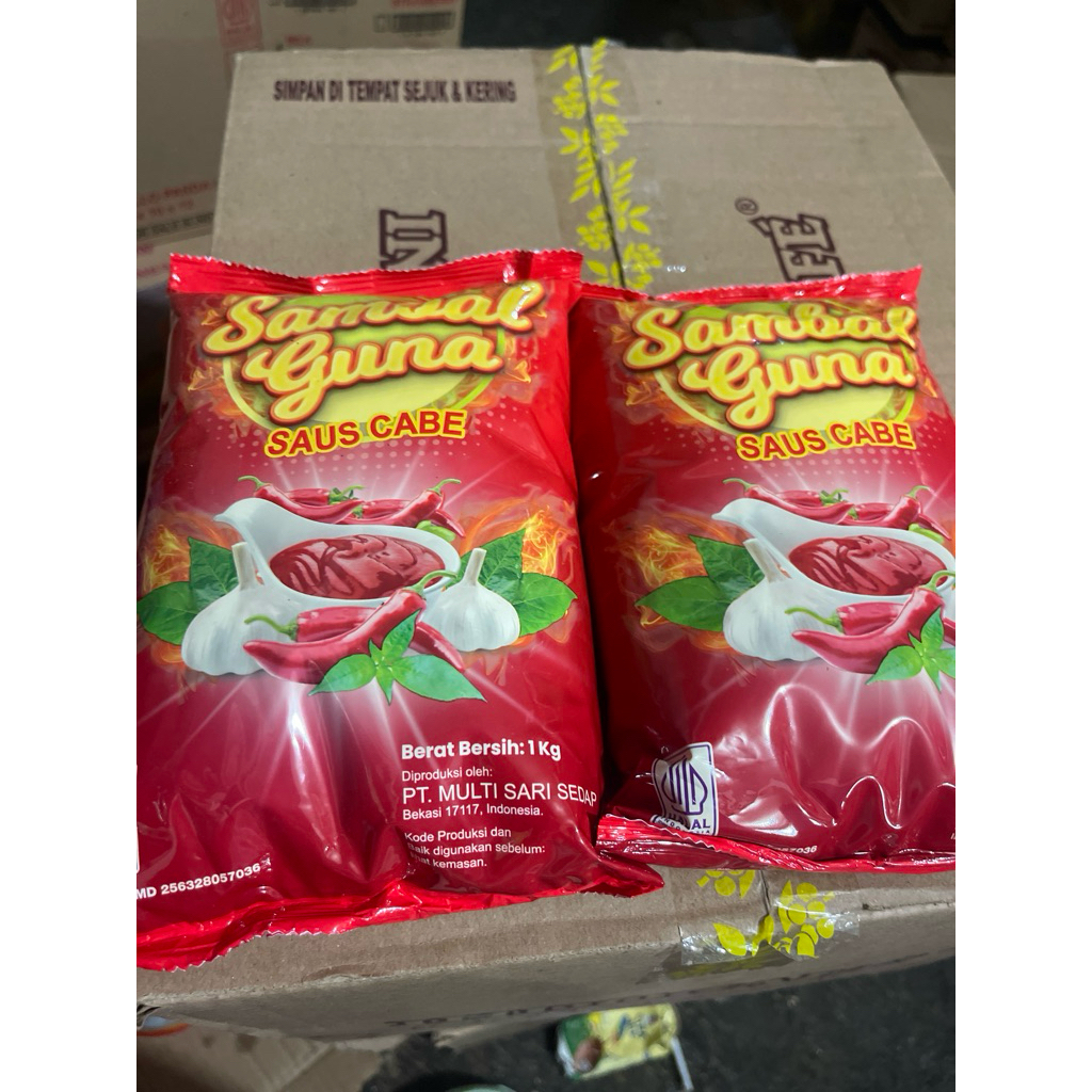 

Saus Sambal GUNA 1kg Refill – Pedas Mantap, Cocok untuk Warung & UMKM