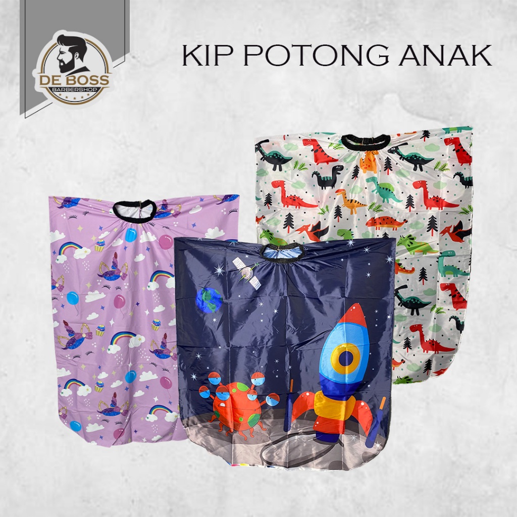 Kain Kip Kep Anak Salon Barber Barbershop Cukur Rambut
