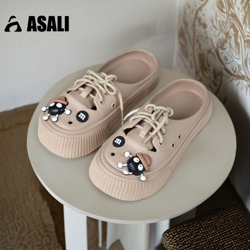 ASALI Sepatu Sandal Wanita Baim Sandal Karet Tali Wanita Sandal Cewek Karet Sandal Kodok Fuji