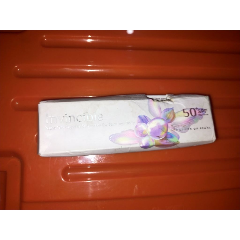 Mother Of Pearl Invincible Nano Gel Capsule Suncreen 50 SPF PA++ REJECT KEMASAN