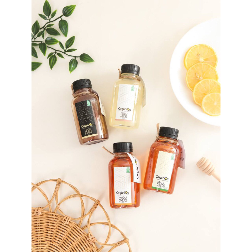 

[ORGANIQU] Premium Raw Honey, Madu Murni 170gr Best Seller