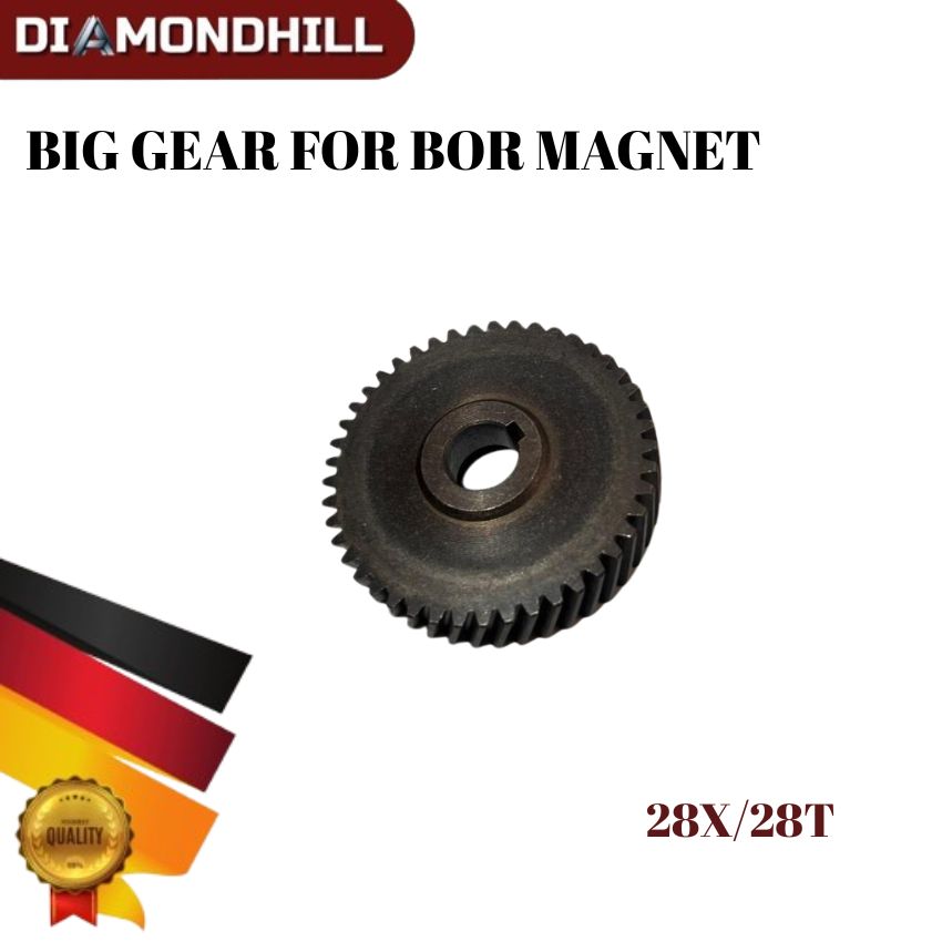 Gear Bor 10mm Lazaro Jiz 10, 2100B, 2100C Diameter 29-BIG GEAR FOR BOR MAGNET 28X/28T