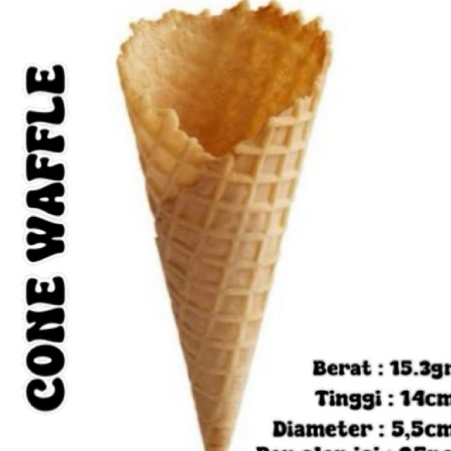 

Cone Waffle Ice Cream Isi 20pc KHUSUS INSTAN