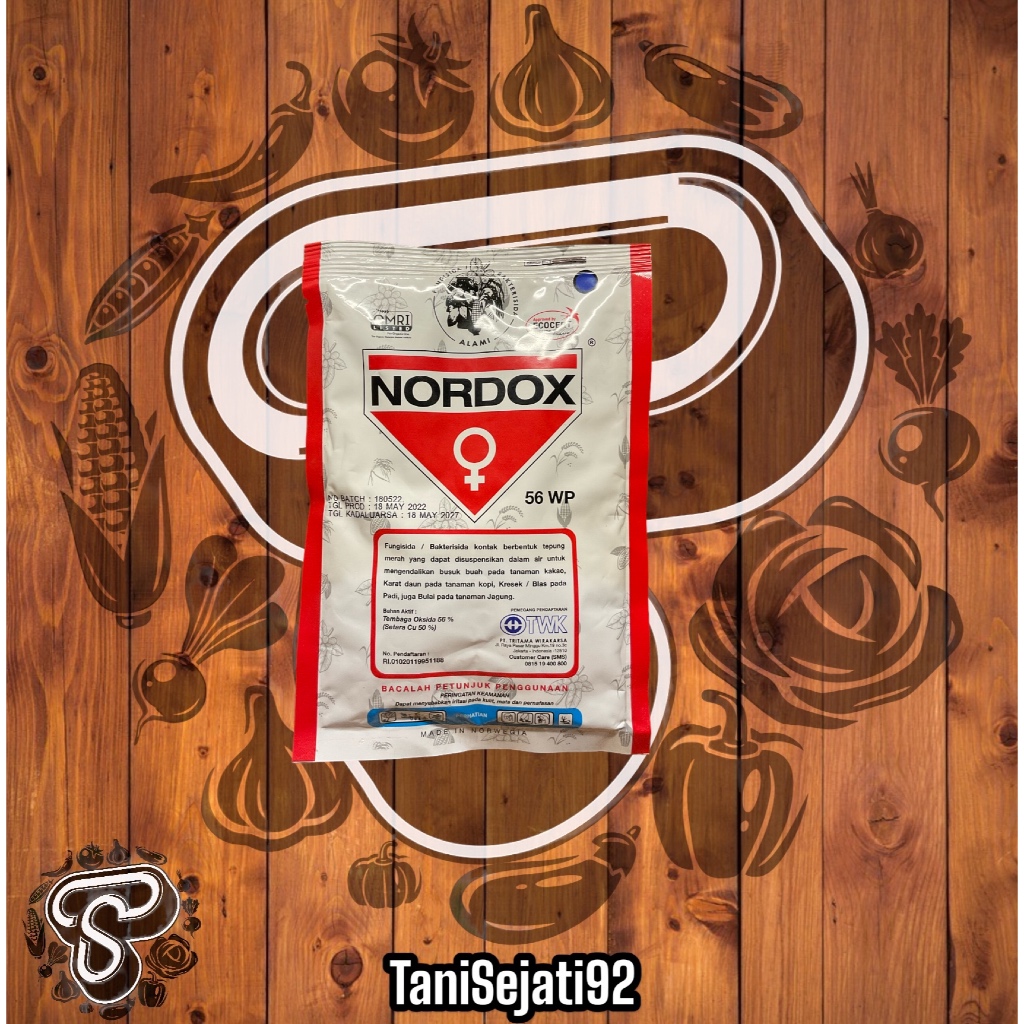 Fungisida & Bakterisida Nordox 56WP / Bakterisida Dan Fungisida 100 GR