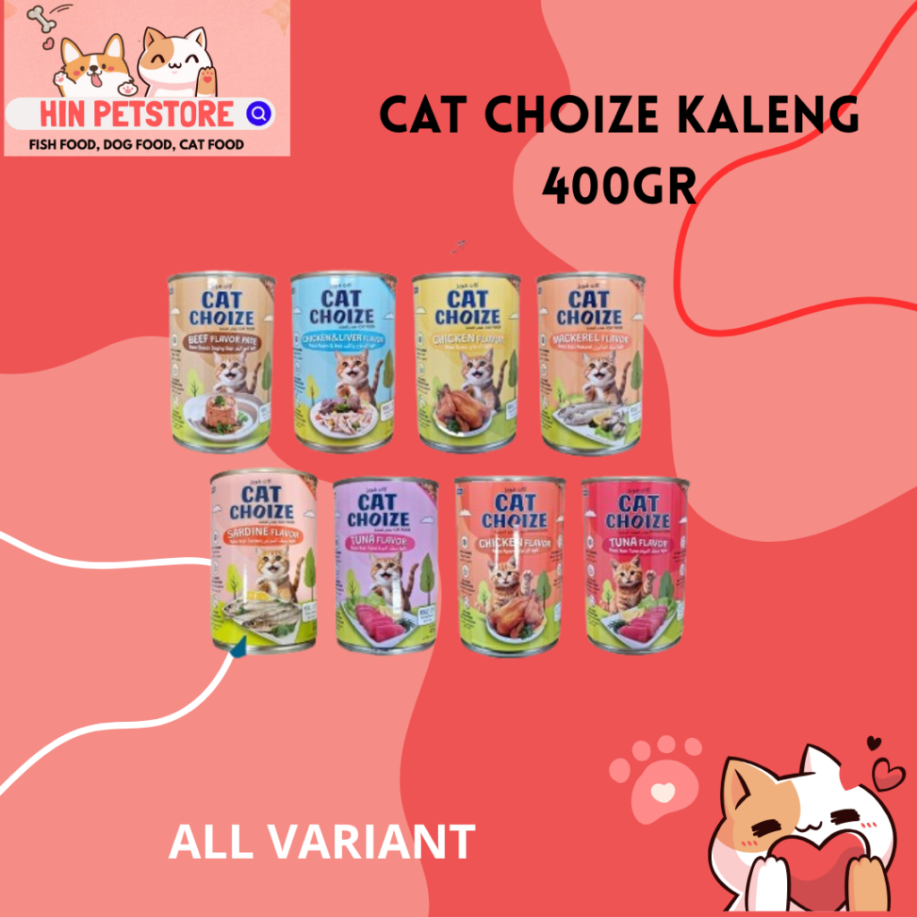 Makanan Kucing - Cat Choize Kaleng 400gr All Variant