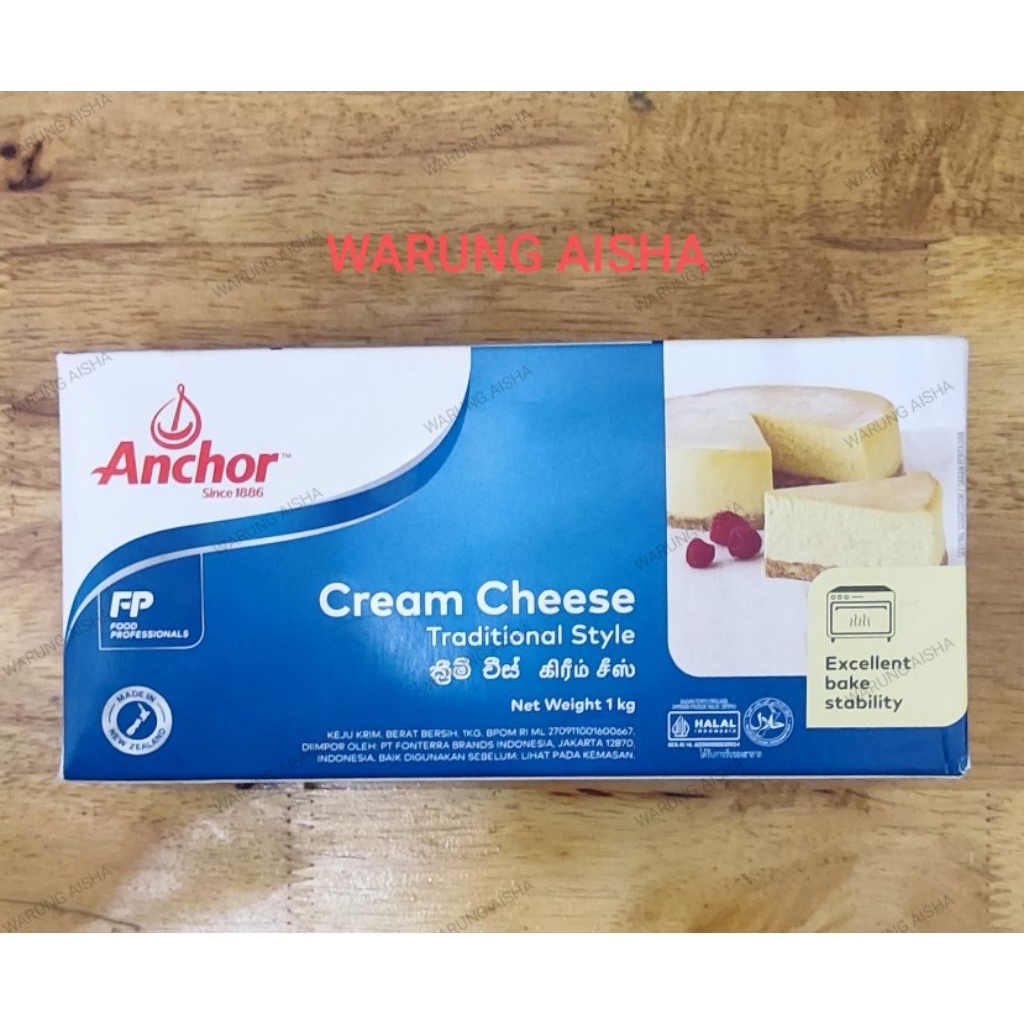 

Bahan Kue Cake Keju Cream Cheese Anchor 1 Kg