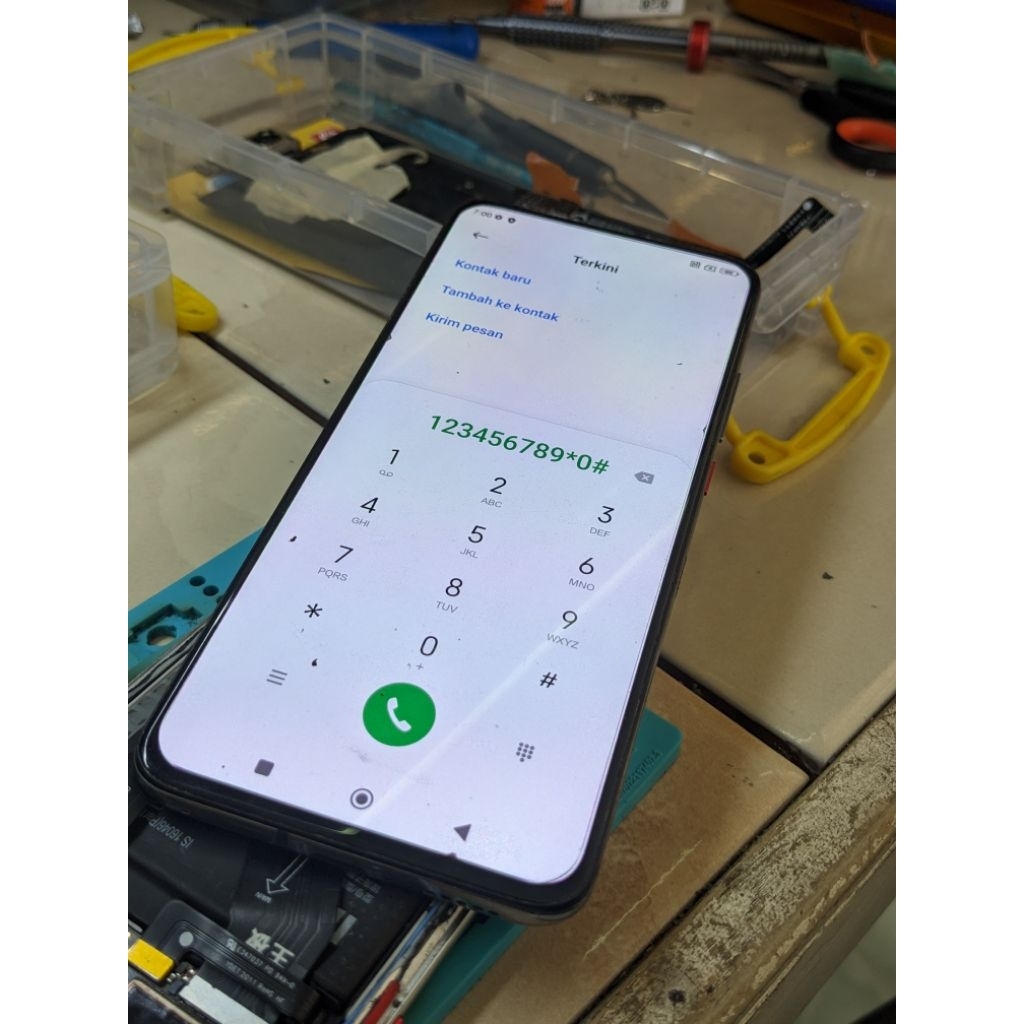 LCD SET FRAME POCO F2 PRO ORIGINAL MINUS RINGAN