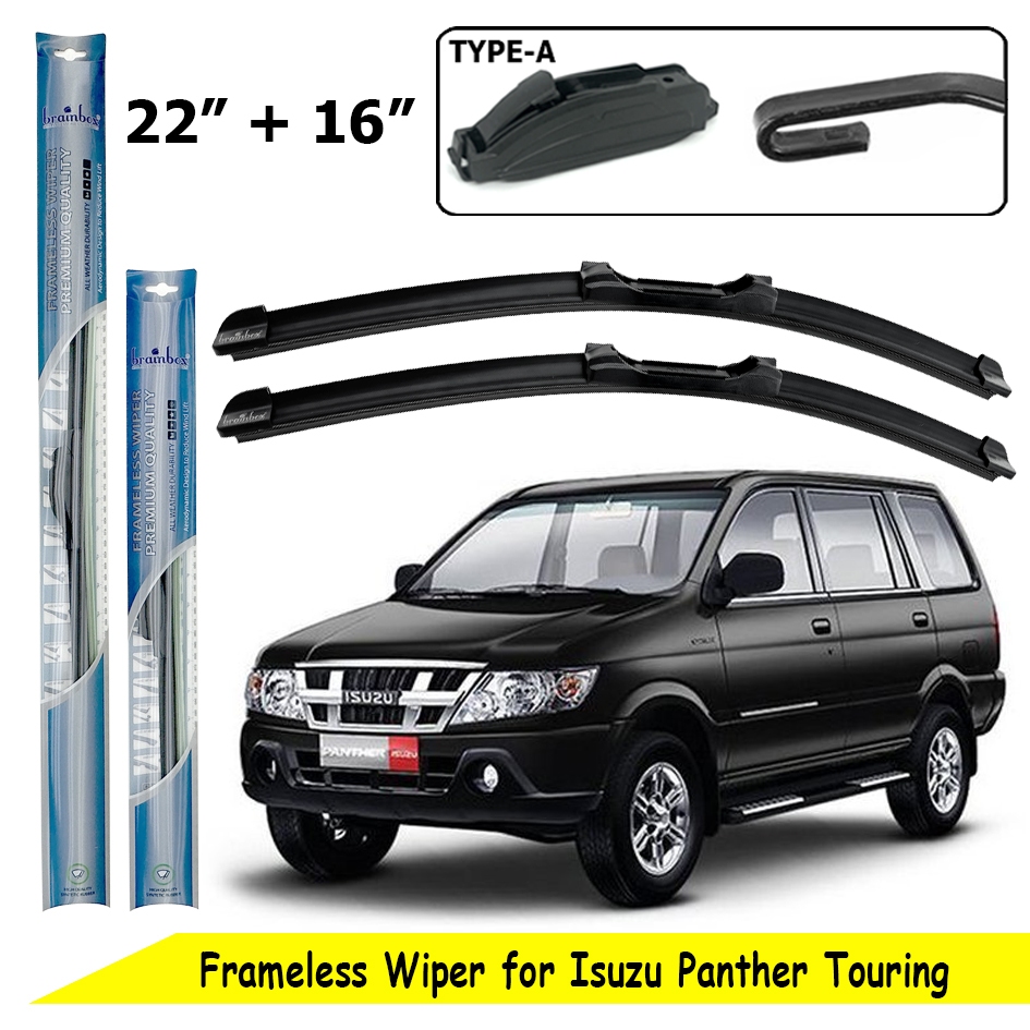 Brainbox Frameless Wiper Isuzu Panther Wiper Blade Kaca Mobil Windshield