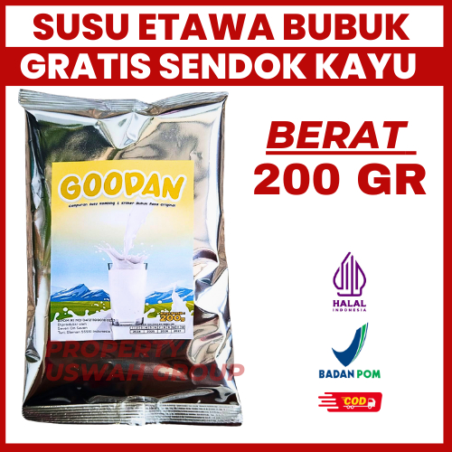 

PROMO Susu Bubuk Kambing Etawa GOODAN - Susu Penggemuk Badan - Susu Penambah Berat Badan - Susu Penambah BB