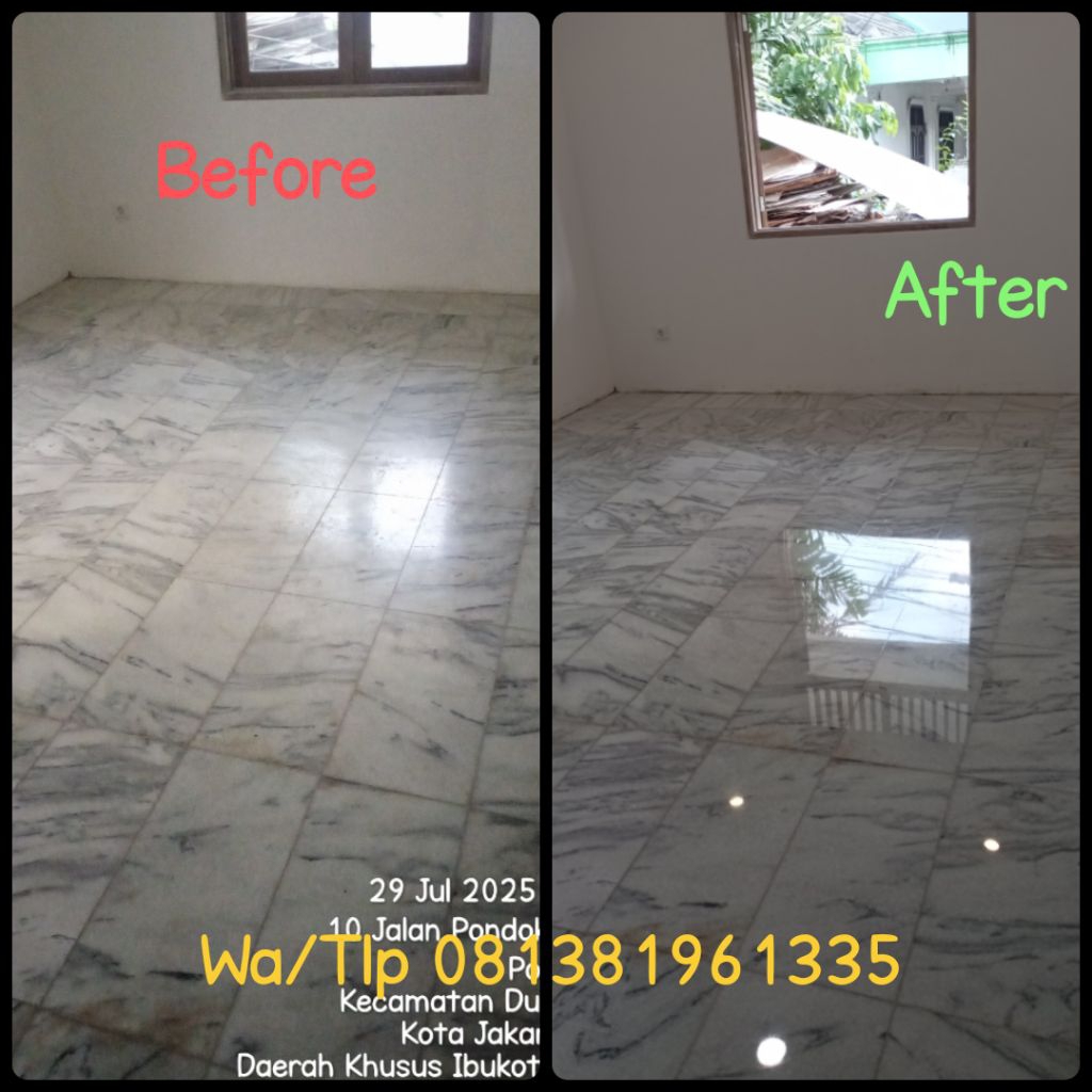 Jasa Poles Lantai Marmer Granit Traso Tegel kramik Acian semen dll