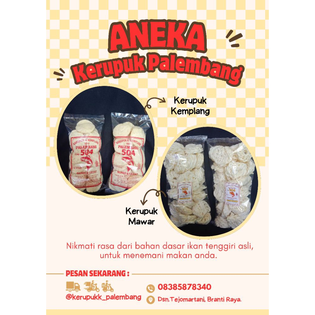 

KERUPUK IKAN KHAS PALEMBANG