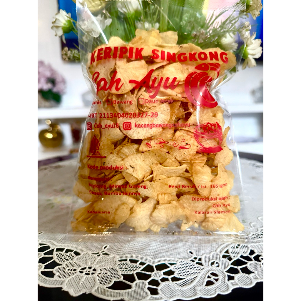 

keripik singkong daun jeruk berat 165 gram