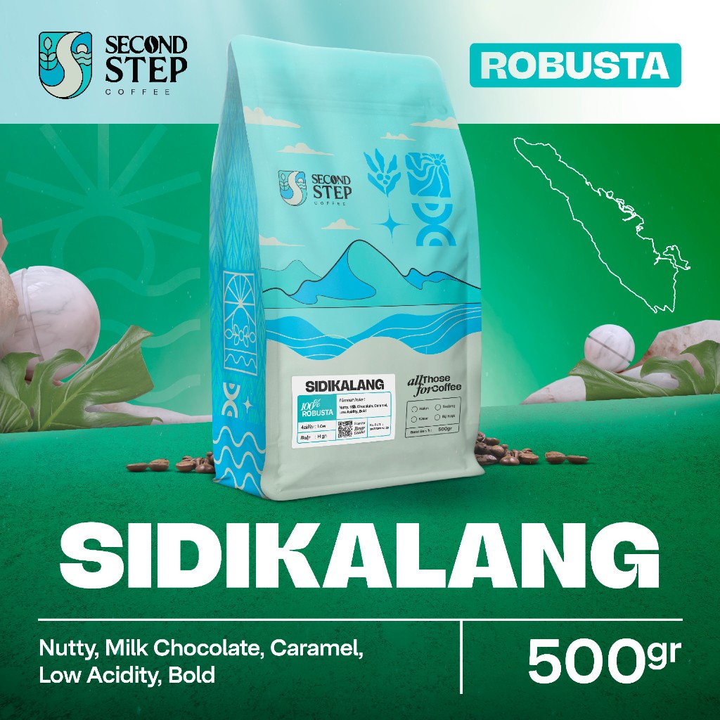 

Biji Kopi Bubuk Robusta Sidikalang Asli Coffee Beans Espresso 500gr