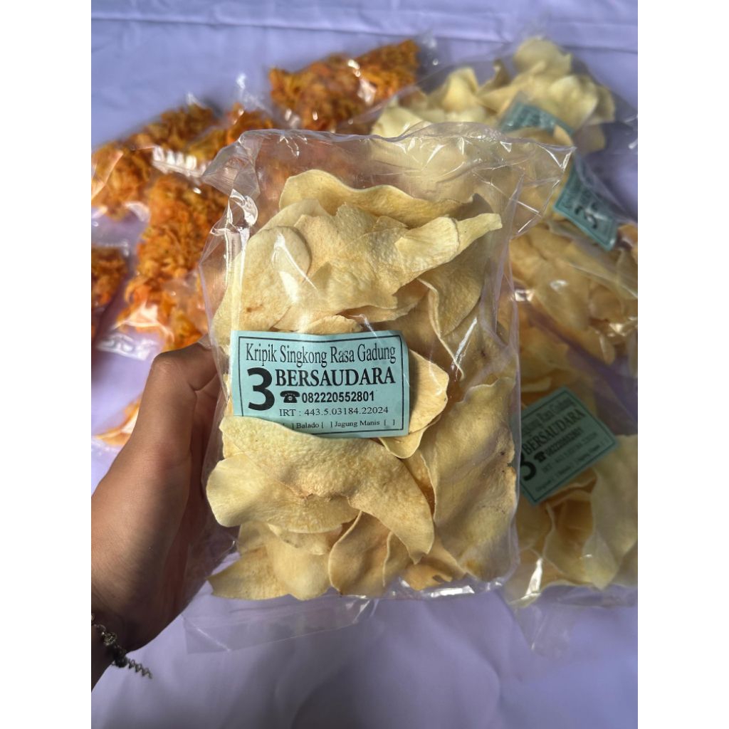 

kripik singkong rasa gadung