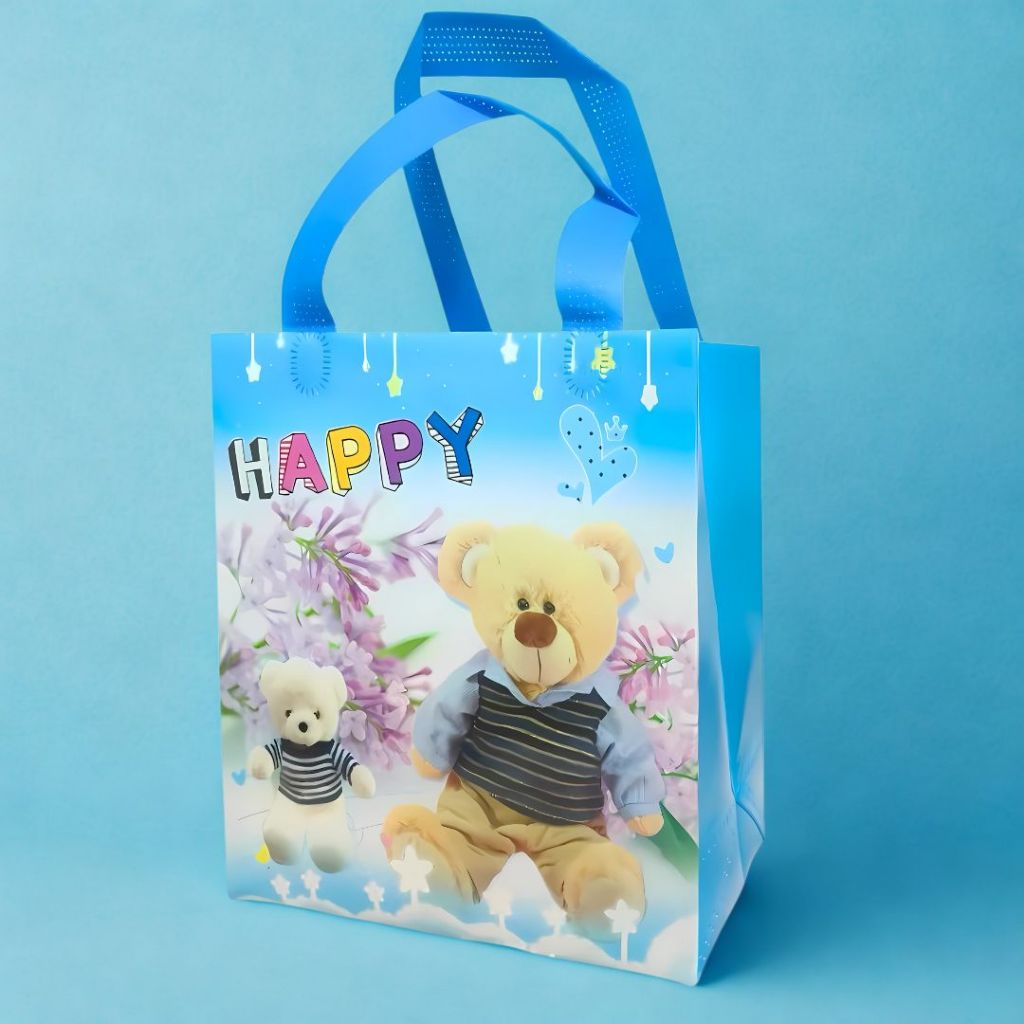 

Tas Kado Ulang Tahun Anak Tema Motif/Tas hadiah kartun yang praktis/Tas souvenir premium