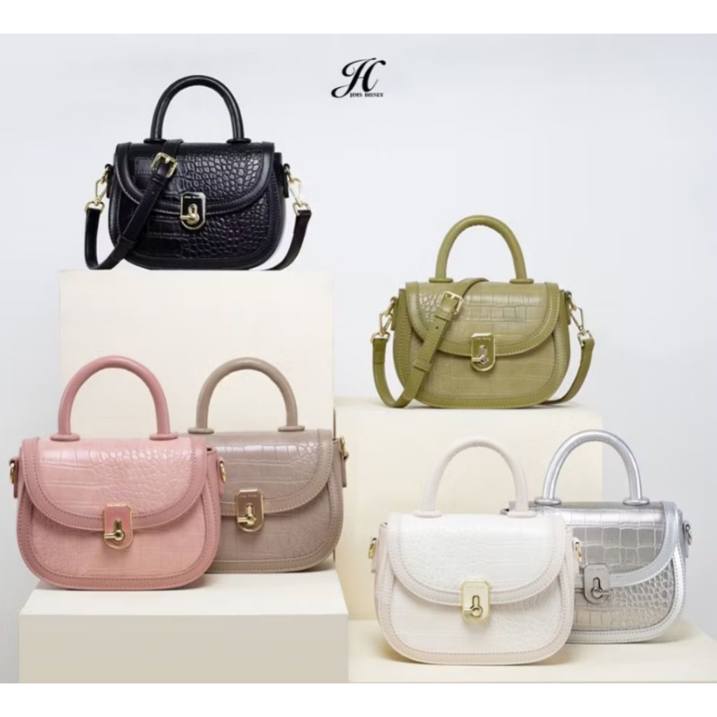 Cleo Bag Jims Honey Tas Selempang Wanita - Silver