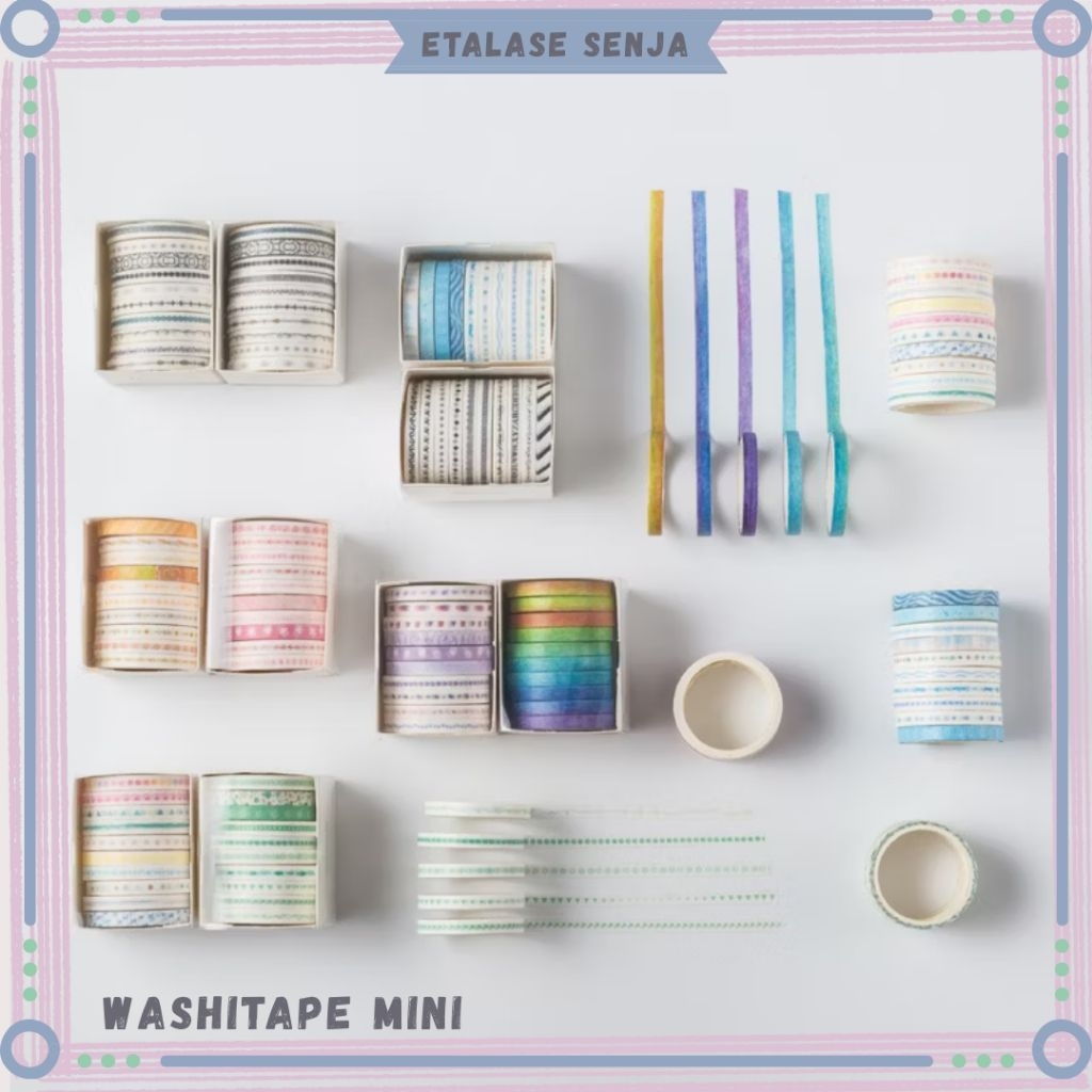 

•SENJA 012110• Washitape scrapbook//Deco masking//Selotip kertas jurnal//Abstrack washitape HARGA 1 PCS