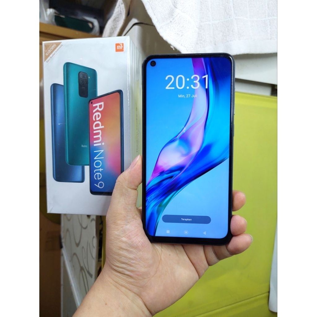 Xiaomi Redmi Note 9 Ram 4/64GB Second fullset Normal. ORIGINAL..