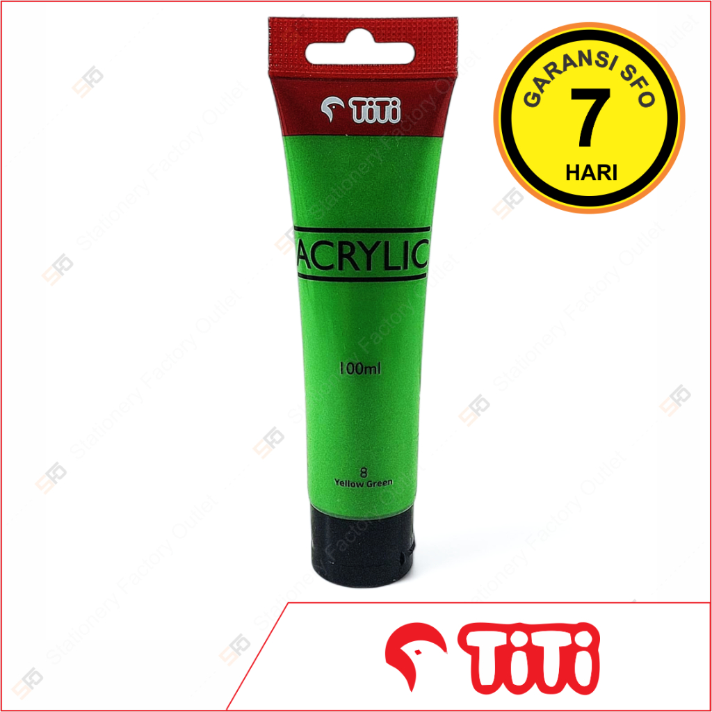 

Cat Acrylic Titi 100ml Satuan 8 - Yellow Green - SFO Semarang Official