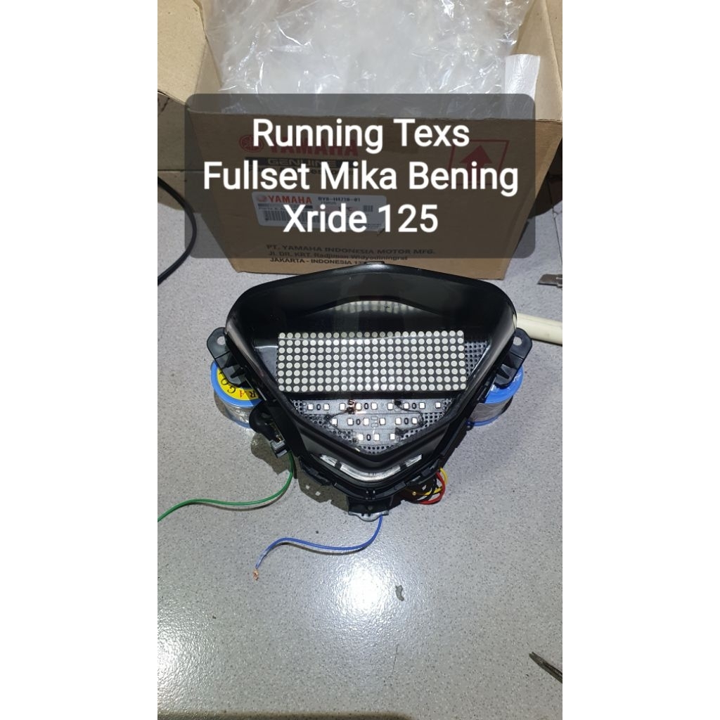 RUNNING TEXS XRIDE 125