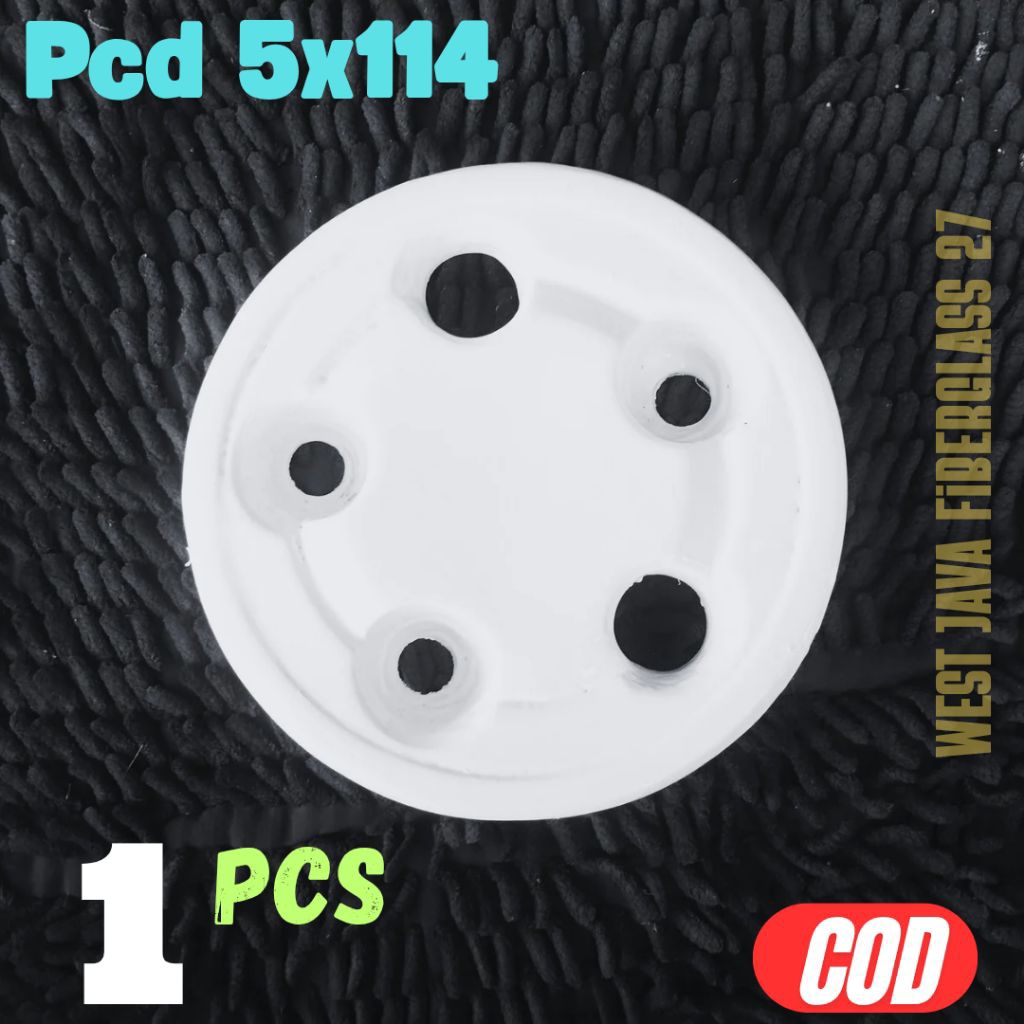 (1PCS) dop velg kaleng PCD 5x114 bisa untuk Ring 13, Ring14, Ring15, Ring16, Ring17