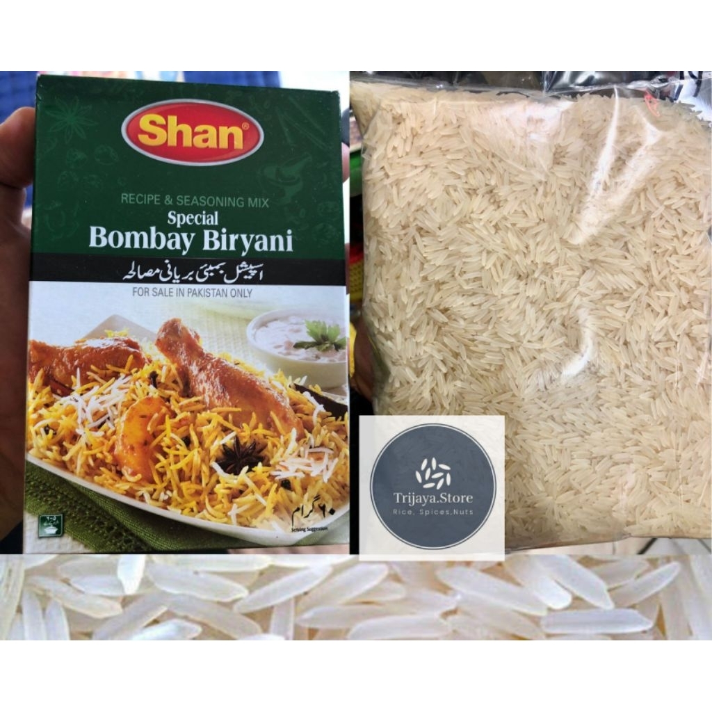 

PROMO PAKET NASI BIRYANI / 1 kg beras basmati dan bumbu Bombay biryani