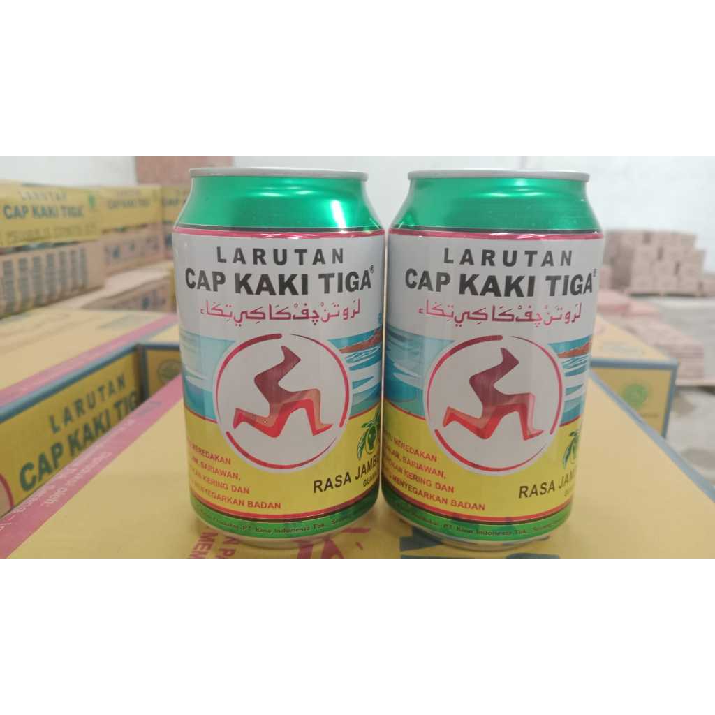 

Promo 12 bonus 1 kaleng minuman larutan cap kaki tiga rasa jambu biji 320ml