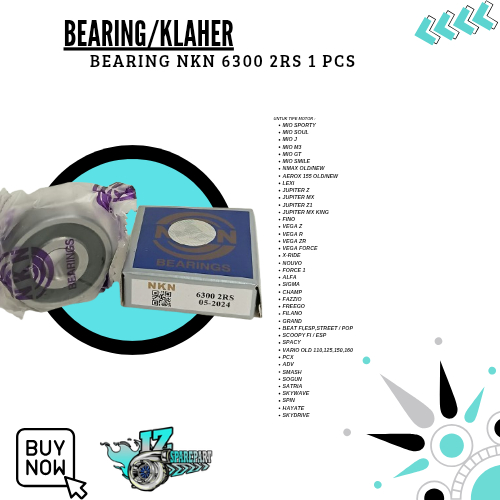 Bearing Laher NKN 6300 2RS