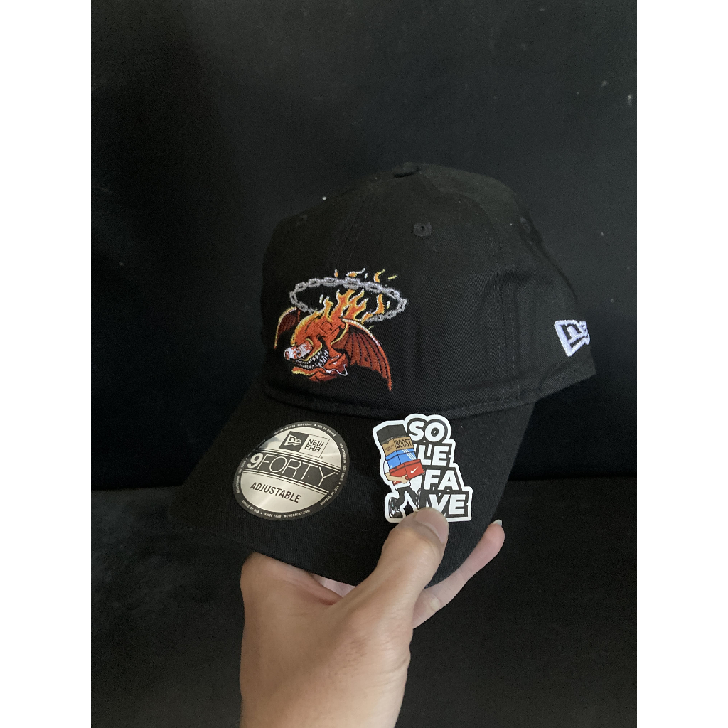 TOPI 940 UNSTRUCTURED STRAPBACK X NBA GNARLY MONSTER GRAPHIC MIAMI HEAT ORIGINAL NO BOX