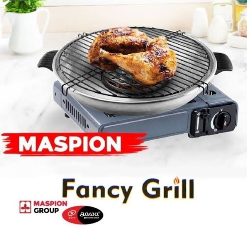 FANCY GRILL MASPION DIA 33Cm, 36Cm , Panggangan BBQ Merk Maspion
