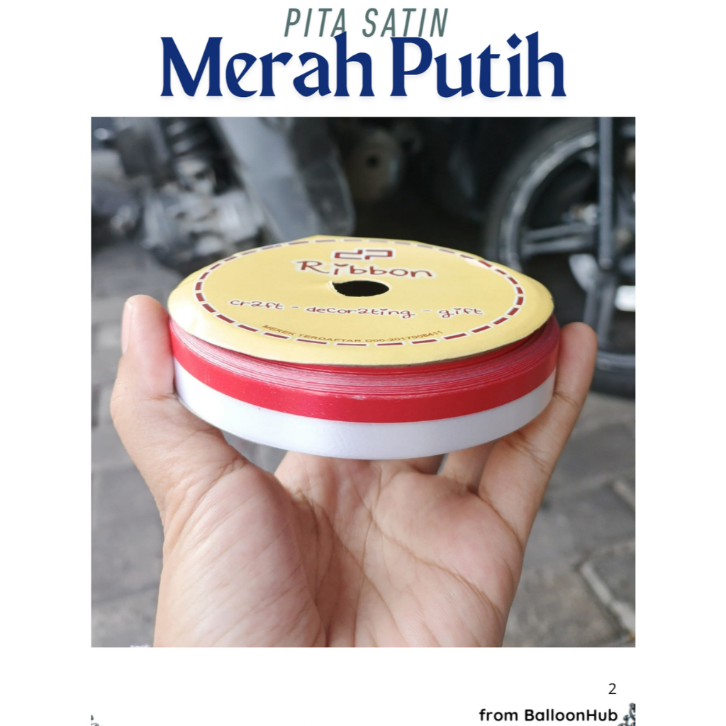 

PITA JEPANG MERAH PUTIH 1,3 CM INDONESIA HUT RI 17 Agustus Dirgahayu Kemerdekaan Bendera Merah Putih