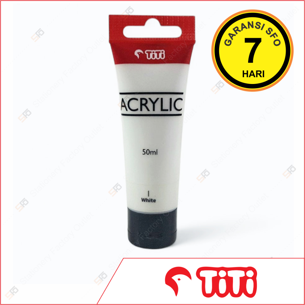 

Cat Acrylic Titi 50ml Satuan 1 - White