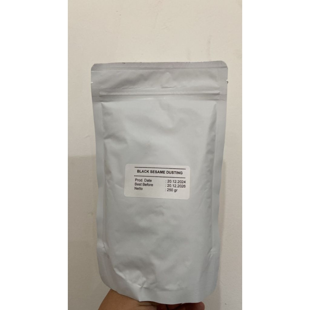 

250gr Blacksesame Powder semi kasar Dusting untuk mochi/warabi