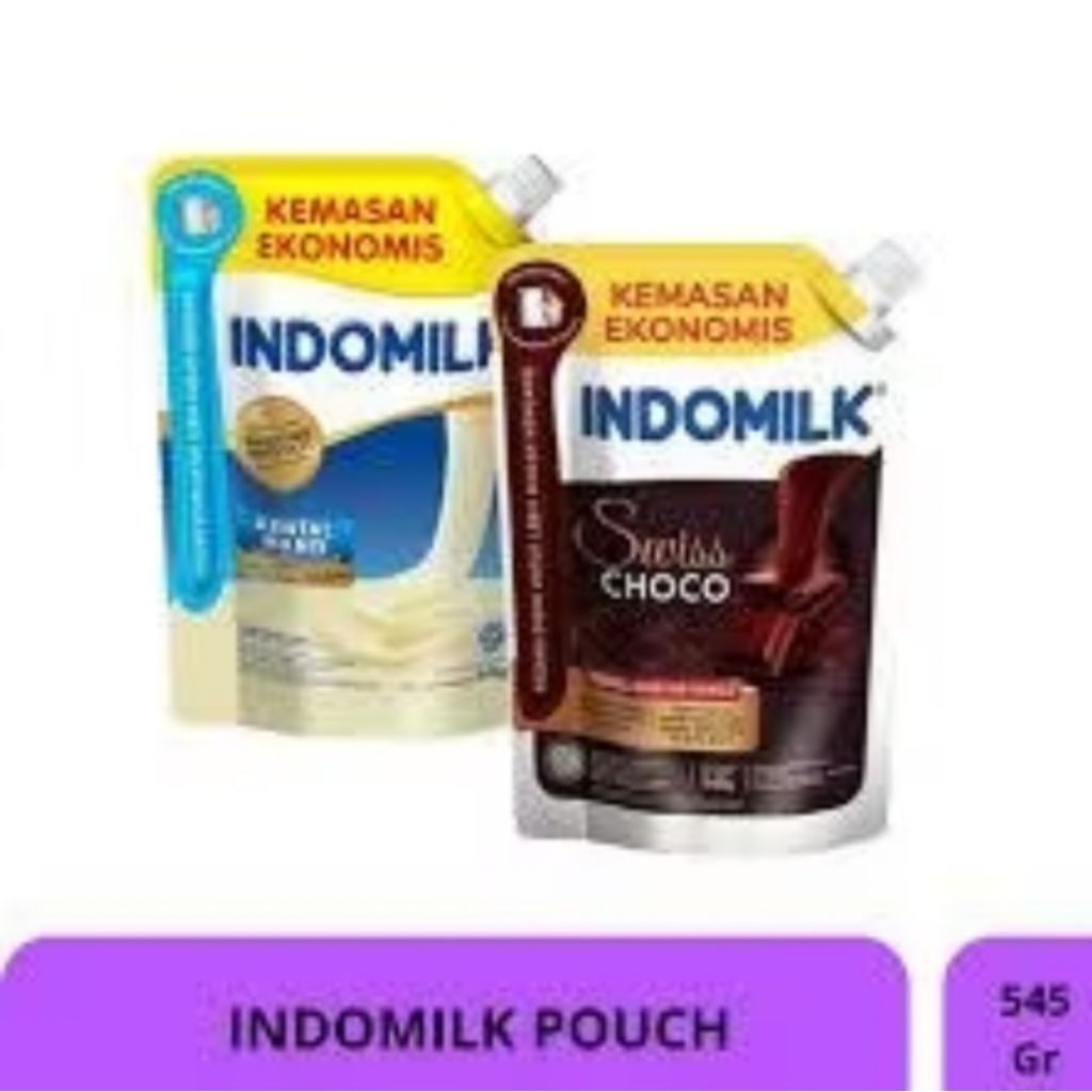 

INDOMILK Susu Kental Manis Putih/Cokelat Pouch 545gr (kadaluwarsa Juni 2026)