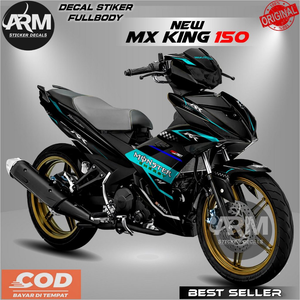 ARM Decal Stiker Fullbody New Mx King 150 Variasi RR Monster
