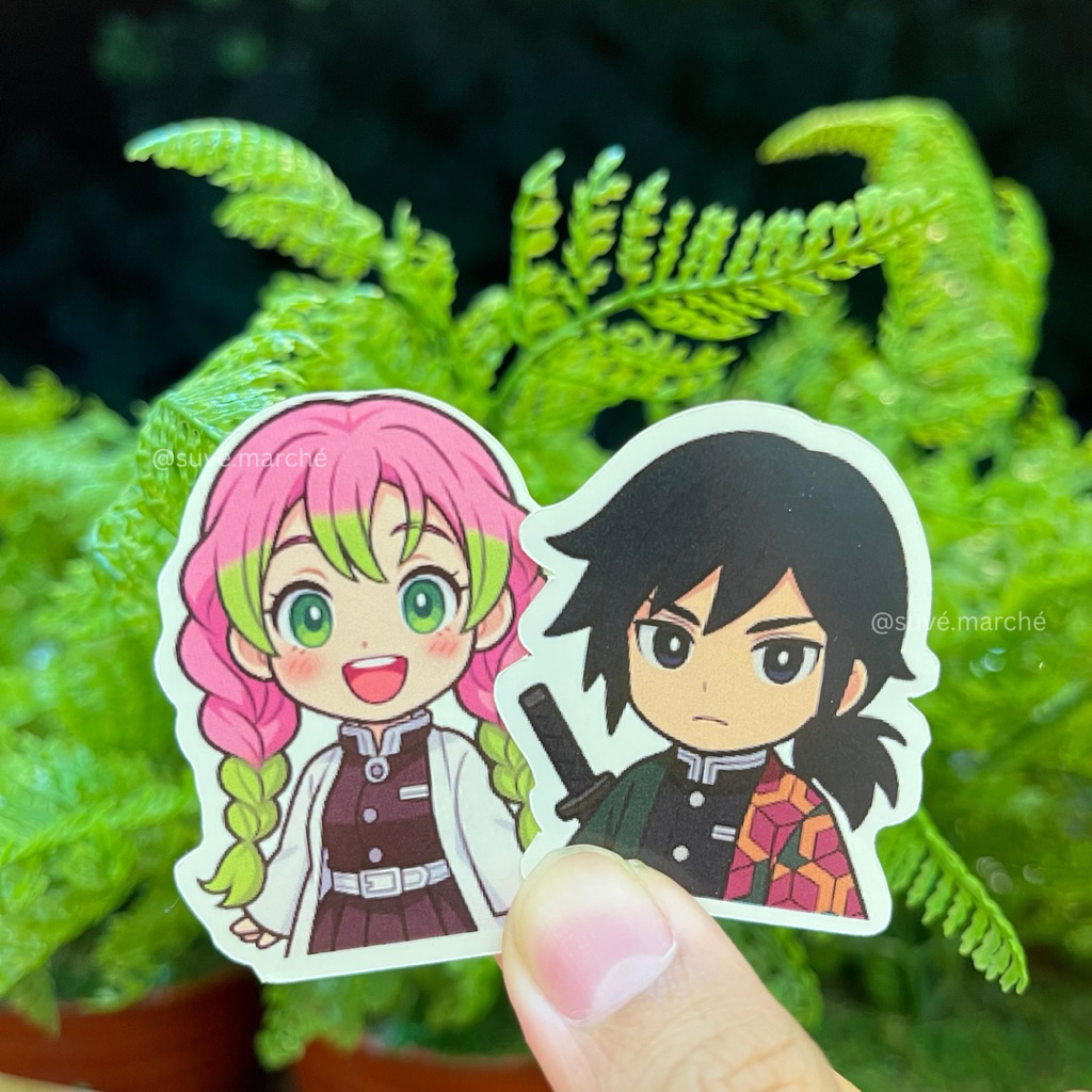 

Sticker Pack Chibi Demon Slayer (15 Desain) - Vinyl Glossy Waterproof