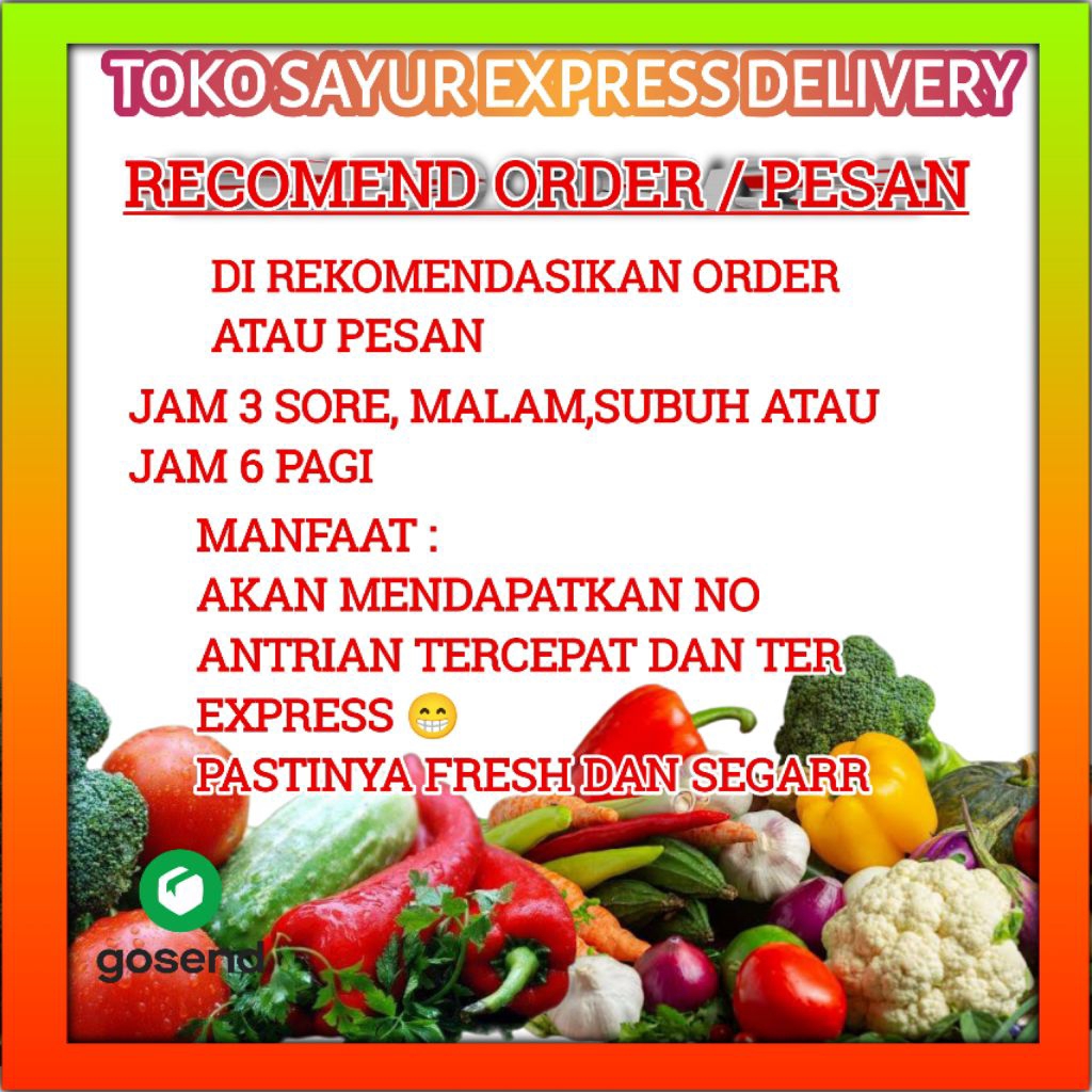 

Sayur Mayur Fresh - Palembang