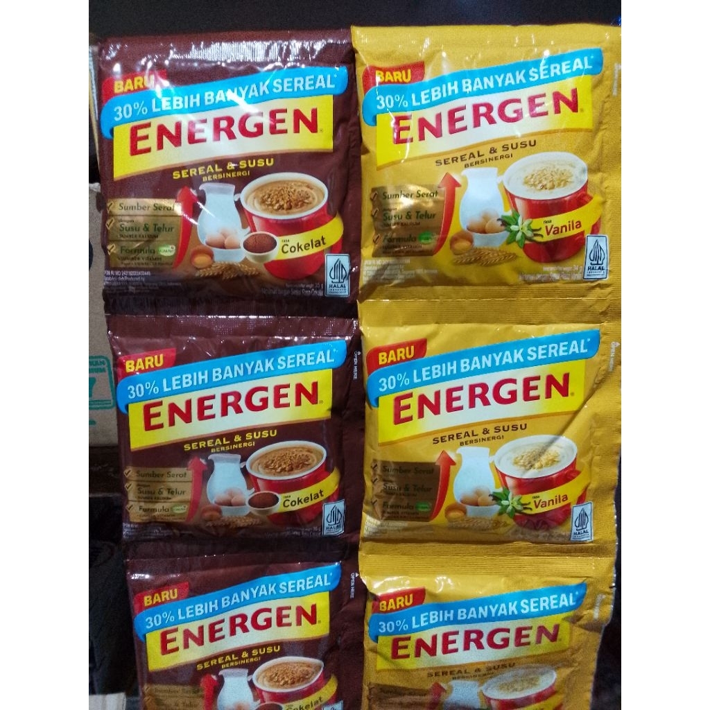 

energen sereal isi 5 sachet
