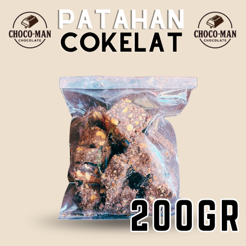 

Chocoman - Patahan Coklat 200gr Almond mix Mede - Cokelat isi almond mix mede - Cokelat enak langsung dimakan - cocok untuk camilan sehari hari